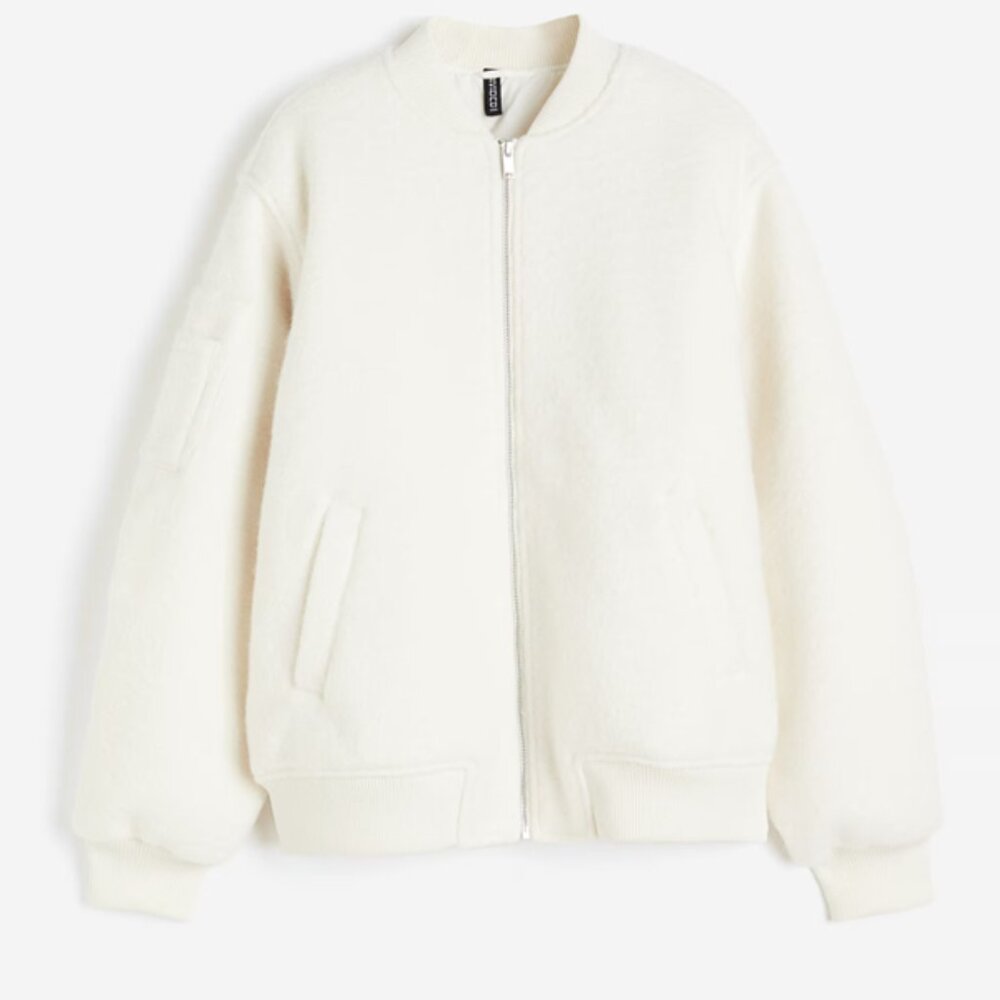Coated Bomber Jacket  Size L